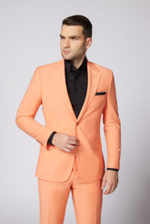 COSTUM CASUAL PEACH DANIEL SINGLE BREASTED